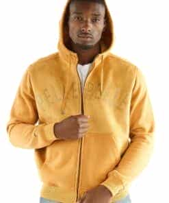 pelle pelle wheat hooded midlayer