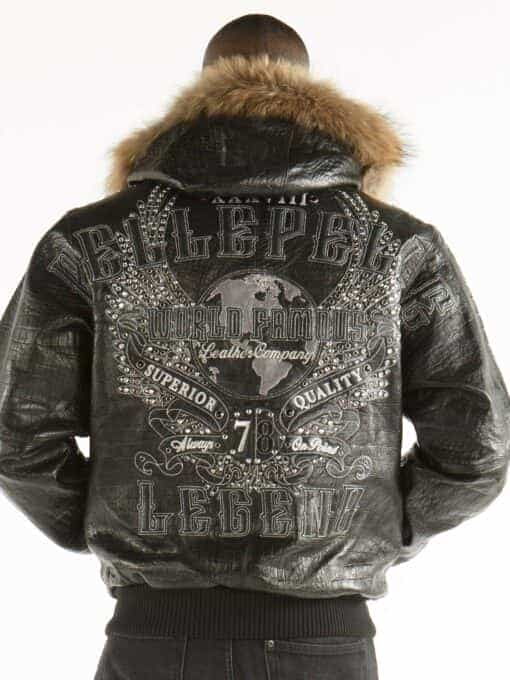 pelle pelle world famous legend black leather jacket