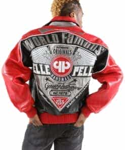 pelle pelle world famous red leather jacket for men