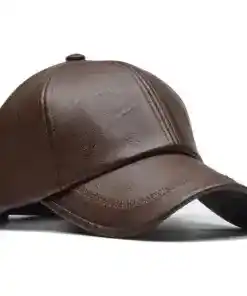 Pelle Pelle Brown Leather Cap