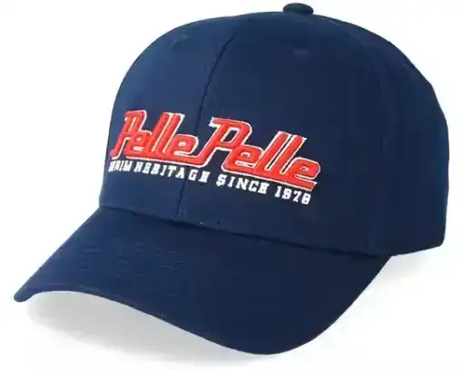 Pelle Pelle Heritage Curved Navy Adjustable Cap