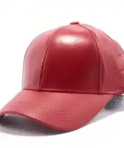 Pelle Pelle Red Leather Cap