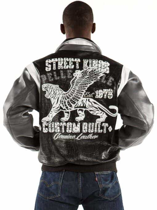 men's street kings black leather jacket