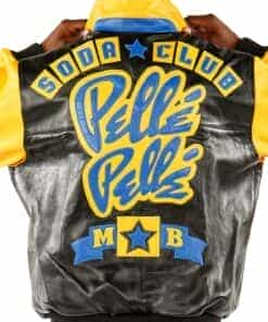 pelle pelle classic soda club yellow leather jacket