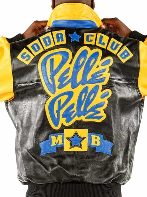 pelle pelle classic soda club yellow leather jacket