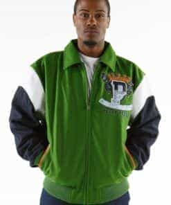 pelle pelle heritage green coat