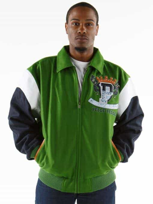 pelle pelle heritage green coat