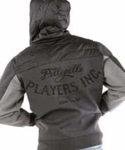 pelle pelle men's players inc. black hoodie