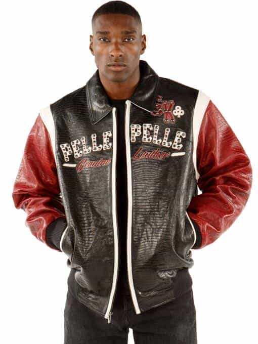 pelle pelle men's street kings leather jacket