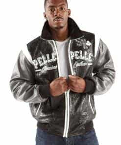 pelle pelle street kings black leather jacket