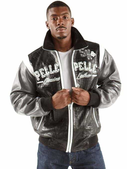 pelle pelle street kings black leather jacket