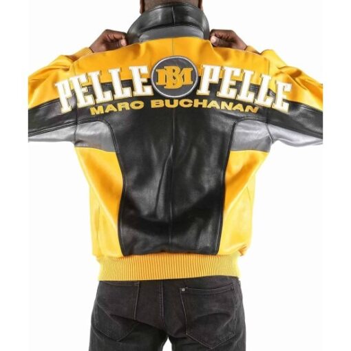 Pelle Pelle Marc Buchanan Yellow Leather Jacket