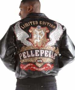 pelle pelle limited edition black leather jacket