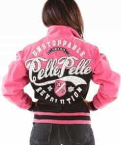 pelle pelle unstoppable pink jacket