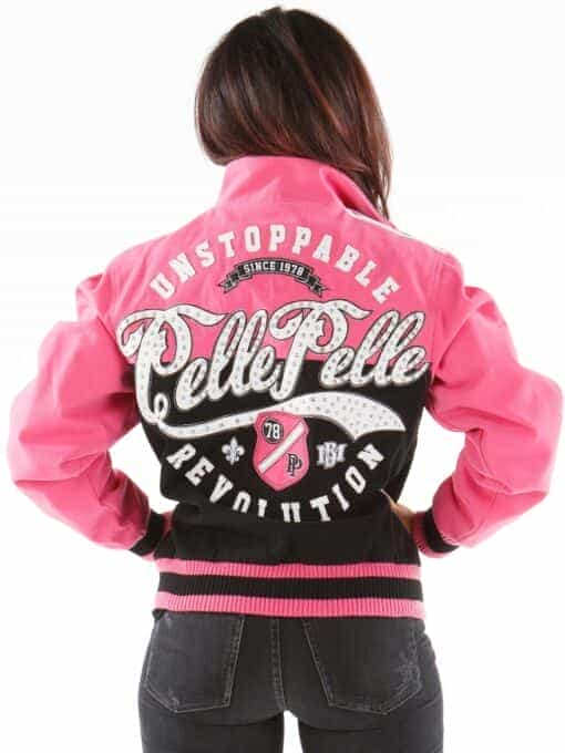 pelle pelle unstoppable pink jacket