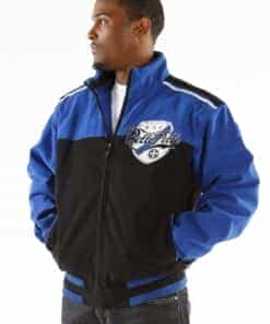 revolution black and blue jacket