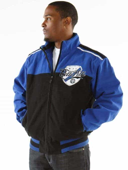 revolution black and blue jacket