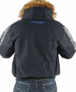 men's pelle pelle king of thrones blue jacket