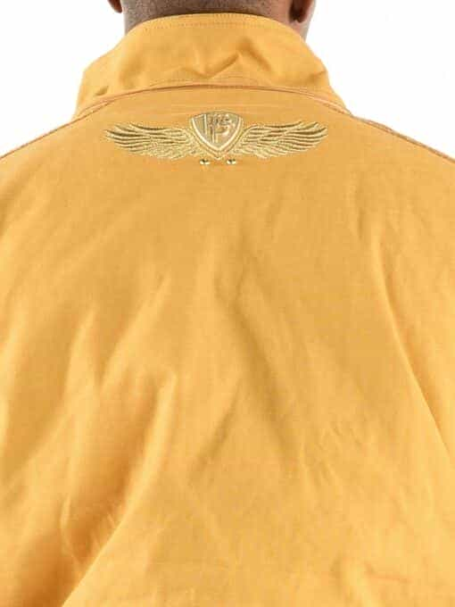 men's pelle pelle king of thrones yellow jacket