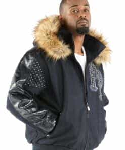 pelle pelle king of thrones blue jacket