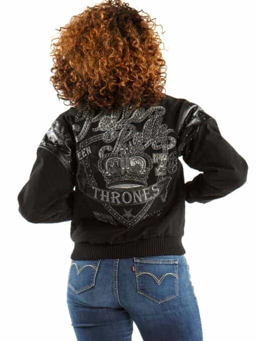 pelle pelle queen of thrones black jacket