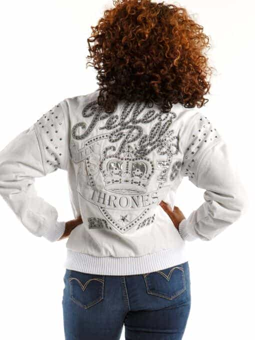 pelle pelle queen of thrones white jacket