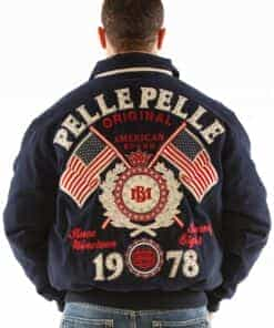 pelle pelle usa blue jacket