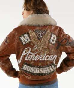 pelle pelle american bombshell brown jacket