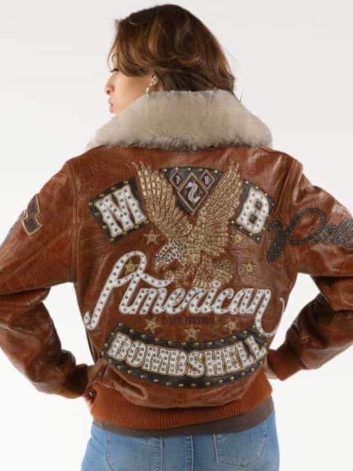 pelle pelle american bombshell brown jacket