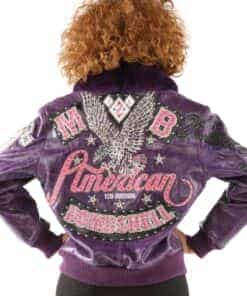 pelle pelle american bombshell purple jacket