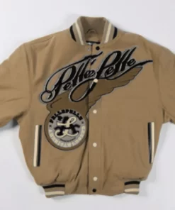 Pelle Pelle American Legend Light Brown Varsity Jacket