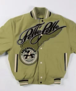 Pelle Pelle American Legend Light Olive Varsity Jacket