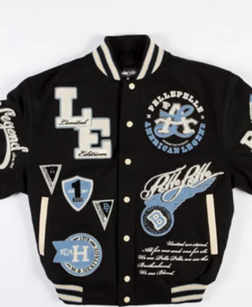 Pelle Pelle American Legend Limited Edition Black Varsity Jacket