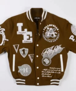 Pelle Pelle American Legend Limited Edition Brown Varsity Jacket