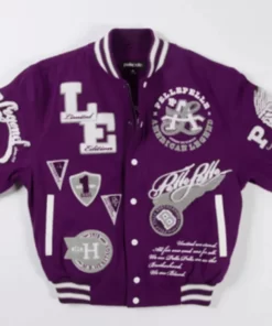 Pelle Pelle American Legend Limited Edition Light Purple Varsity Jacket