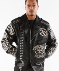 pelle nation black plush jacket