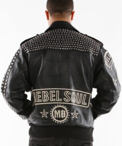 the pelle nation black leather jacket