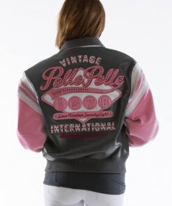 women's pelle pelle major league fog pink plush jacket