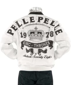 Pelle-Pelle-Mens-King-of-Thrones-1978-White-Jacket