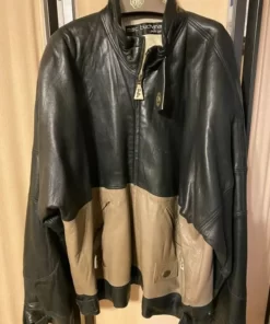 Marc-Buchanan-Pelle-Pelle-Black-and-Brown-Leather-Jacket-