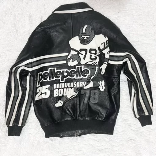 Pelle Pelle 25th Anniversary Vintage Black Leather Jacket.