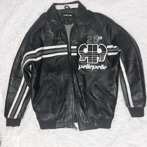 Pelle Pelle 25th Anniversary Vintage Black Leather Jacket