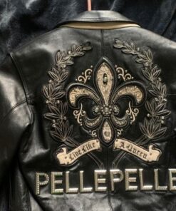 Pelle Pelle Black Bomber Leather Jacket.