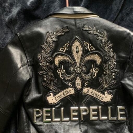 Pelle Pelle Black Bomber Leather Jacket.