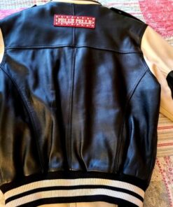 Pelle Pelle Black Leather Biker Jacket.