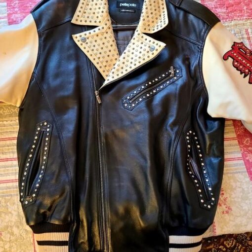 Pelle Pelle Black Leather Biker Jacket