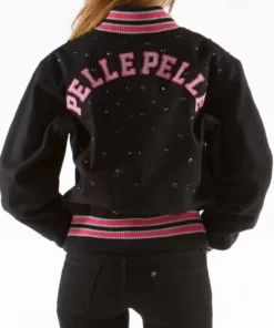 Pelle-Pelle-Black-Studded-1978-Varsity-Jacket