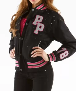 Pelle-Pelle-Black-Studded-1978-Varsity-Wool-Jacket