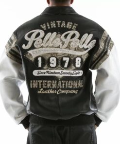 Pelle-Pelle-Black-White-Major-League-Leather-Jacket-1