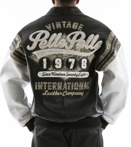 Pelle-Pelle-Black-White-Major-League-Leather-Jacket-1